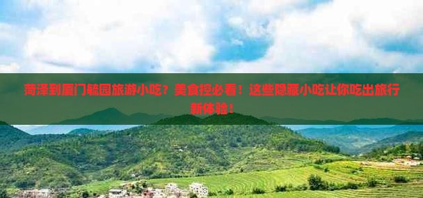 菏泽到厦门毓园旅游小吃