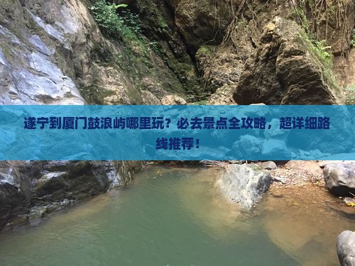 遂宁到厦门鼓浪屿哪里玩