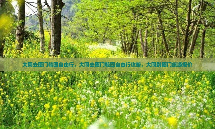 大同去厦门毓园自由行