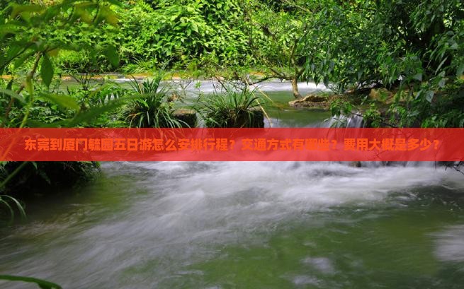 东莞到厦门毓园五日游怎么安排行程？交通方式有哪些？费用大概是多少？
