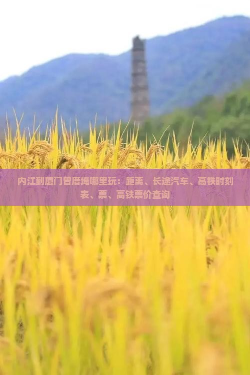 内江到厦门曾厝埯哪里玩：距离、长途汽车、高铁时刻表、票、高铁票价查询
