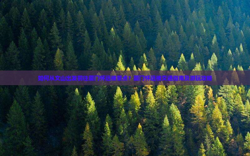 如何从文山出发前往厦门怀远楼景点？厦门怀远楼交通指南及游玩攻略