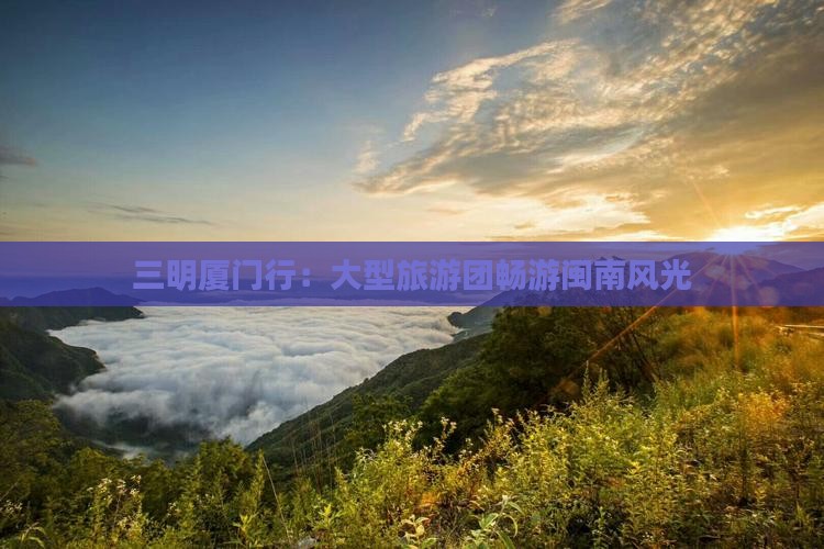 三明厦门行：大型旅游团畅游闽南风光