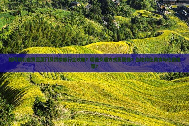 如何规划自贡至厦门及贵楼旅行全攻略？哪些交通方式更便捷？当地特色美食与住宿推荐？