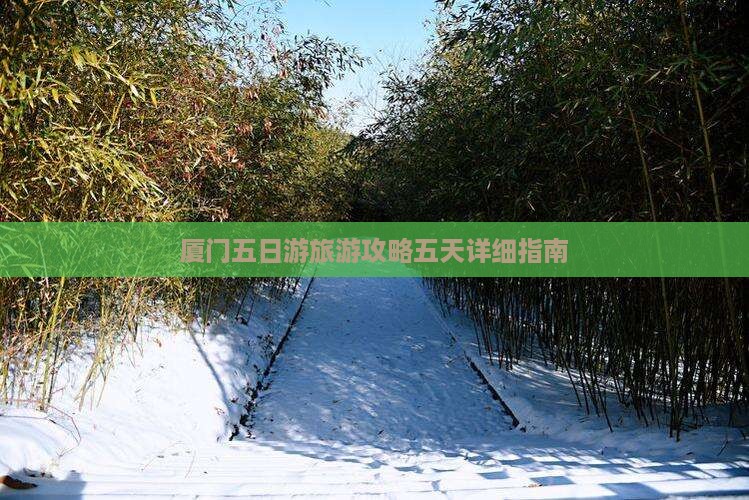 中秋节到厦门五日游