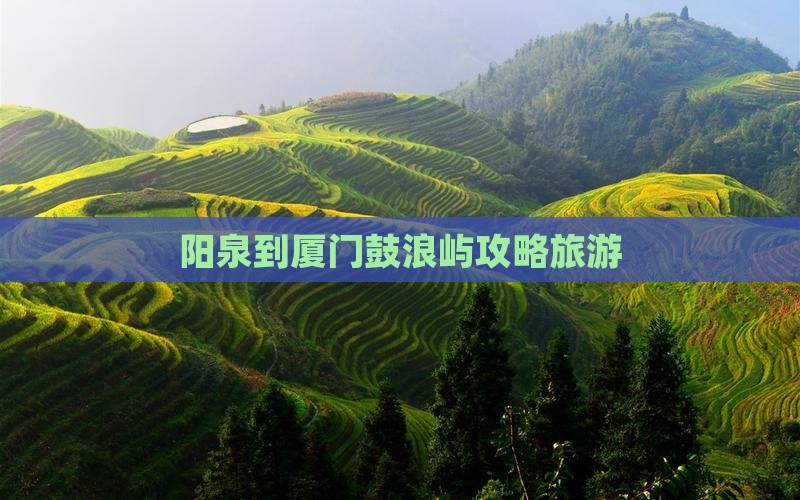 阳泉到厦门鼓浪屿大型旅游团