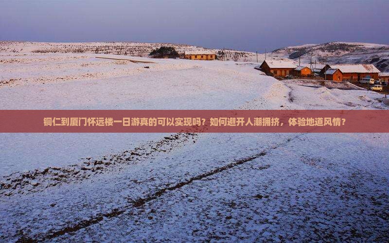 铜仁到厦门怀远楼一日游真的可以实现吗？如何避开人潮拥挤，体验地道风情？
