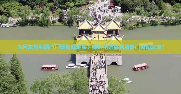 为何东莞到厦门门票如此难买？探讨抢票痛点及热门新词攻略！