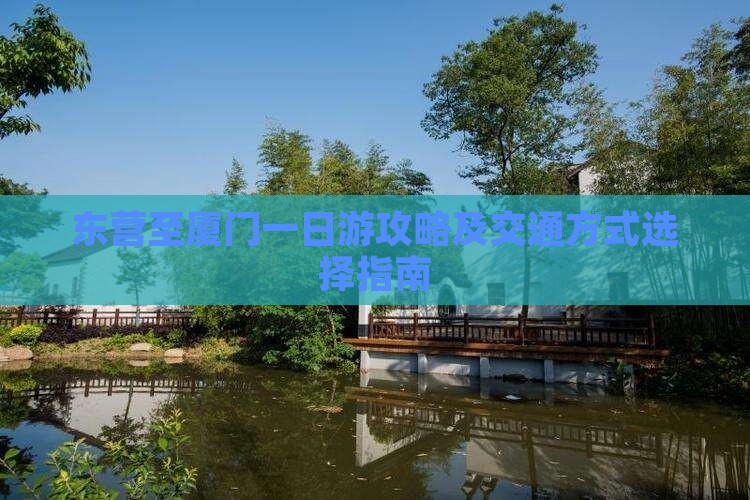 东营至厦门一日游攻略及交通方式选择指南