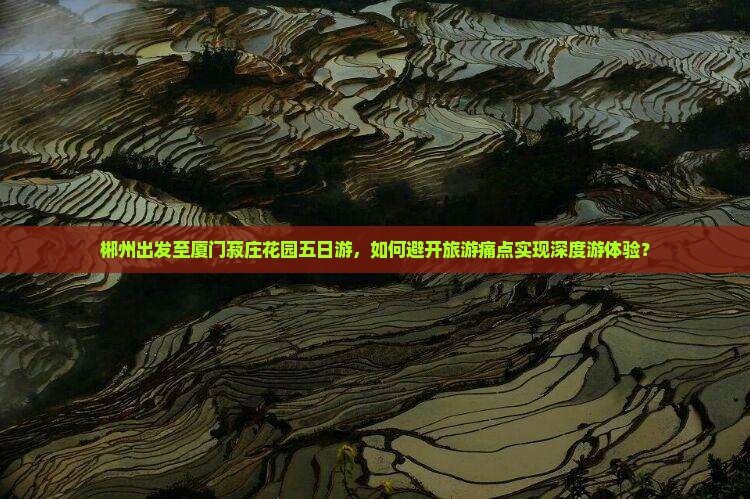 郴州出发至厦门菽庄花园五日游，如何避开旅游痛点实现深度游体验？