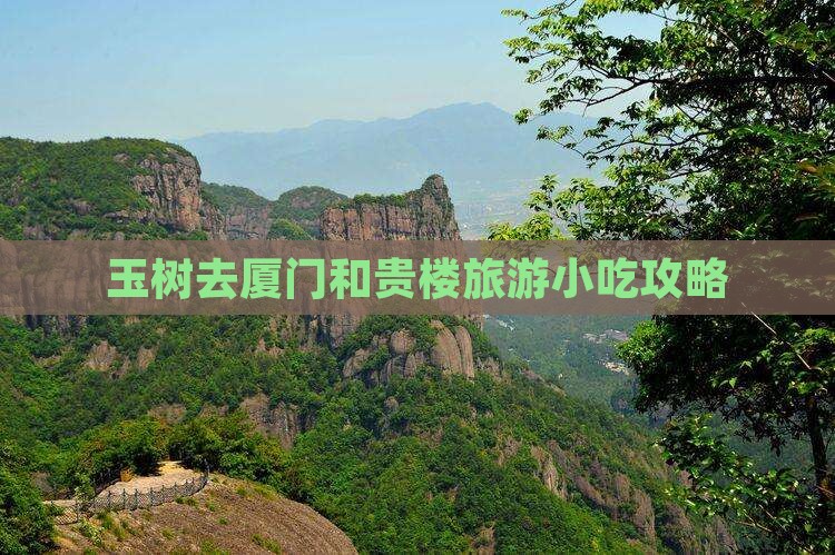 玉树去厦门和贵楼旅游小吃攻略