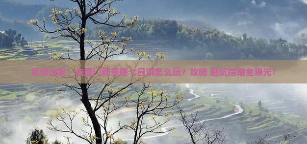 武汉去厦门和贵楼七日游
