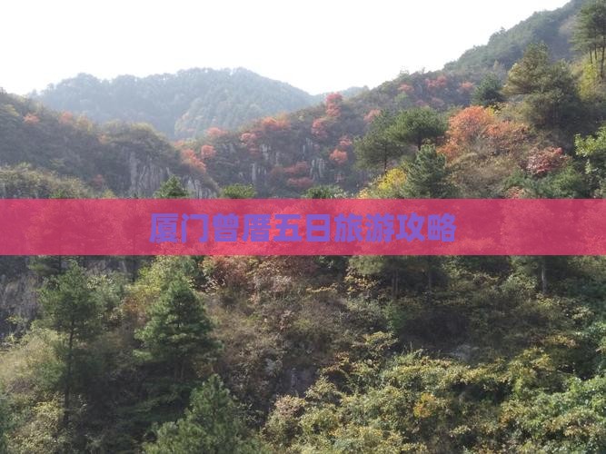 秋天去厦门曾厝埯五日游