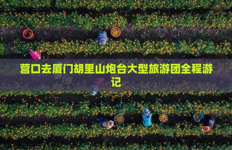营口去厦门胡里山炮台大型旅游团