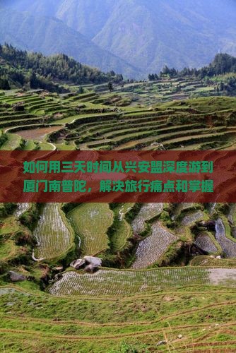 如何用三天时间从兴安盟深度游到厦门南普陀，解决旅行痛点和掌握热词新词？