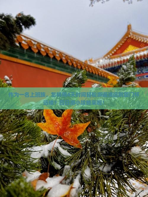 作为一名上班族，怎样用4天时间轻松游遍清远到厦门怀远楼？四日游小攻略来啦！