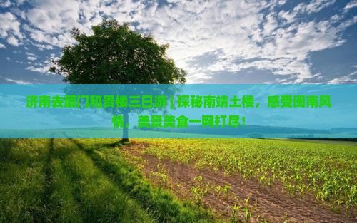济南去厦门和贵楼三日游
