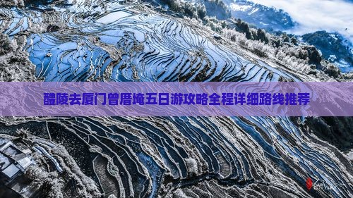 醴陵去厦门曾厝埯五日游
