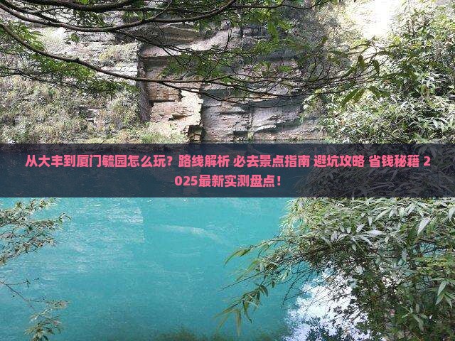 大丰到厦门毓园哪里玩