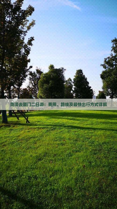 菏泽去厦门二日游：费用、路线及最快出行方式详解