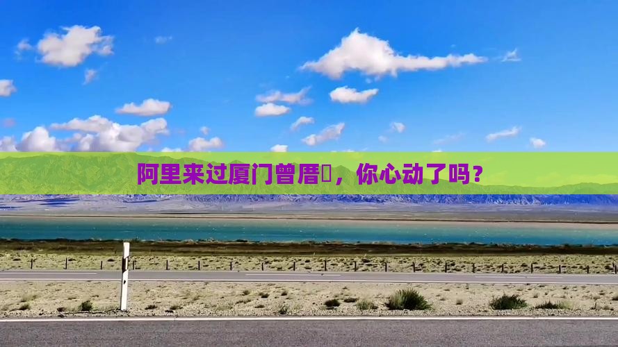 阿里来过厦门曾厝垵，你心动了吗？