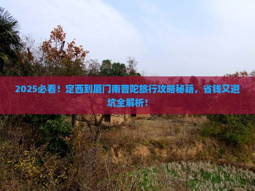 定西到厦门南普陀旅行社
