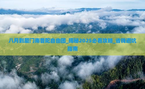 八月到厦门南普陀自由团