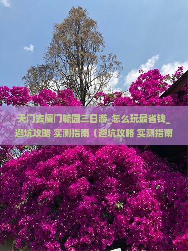天门去厦门毓园三日游