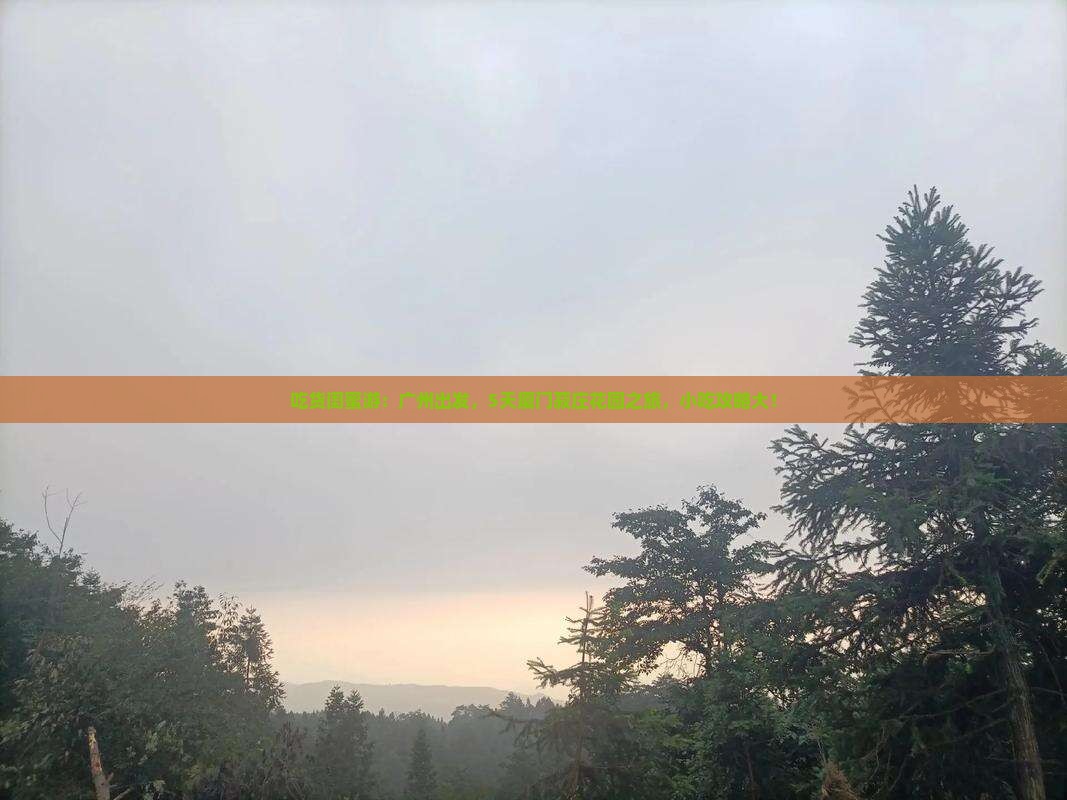 吃货闺蜜游：广州出发，5天厦门菽庄花园之旅，小吃攻略大！