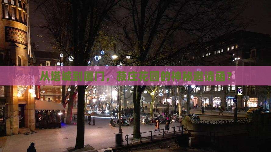 从塔城到厦门，菽庄花园的神秘邀请函？