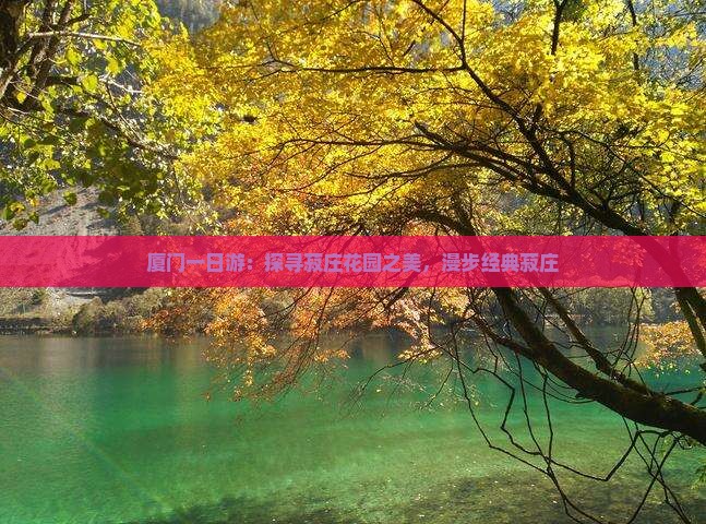 厦门一日游：探寻菽庄花园之美，漫步经典菽庄