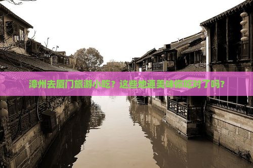 漳州去厦门旅游小吃