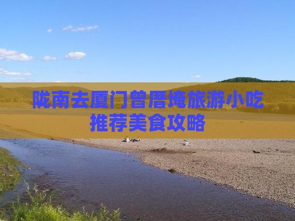 陇南去厦门曾厝埯旅游小吃