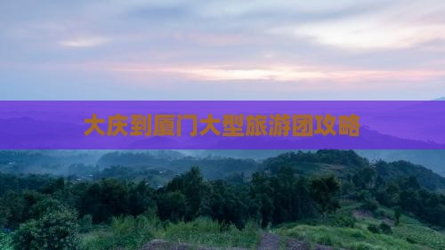 大庆到厦门大型旅游团