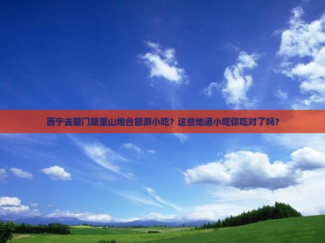 西宁去厦门胡里山炮台旅游小吃