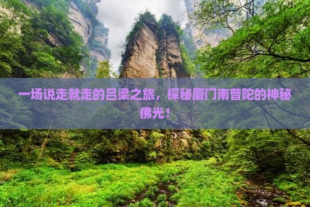 吕梁到厦门南普陀个人游