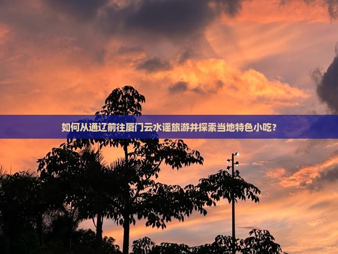 通辽去厦门云水谣旅游小吃