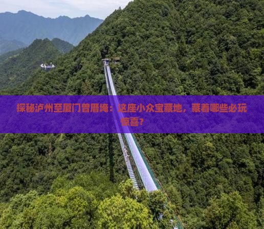 泸州到厦门曾厝埯哪里玩