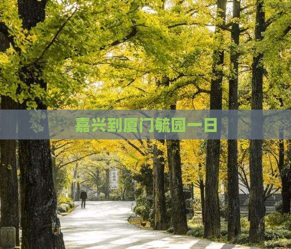 嘉兴到厦门毓园一日