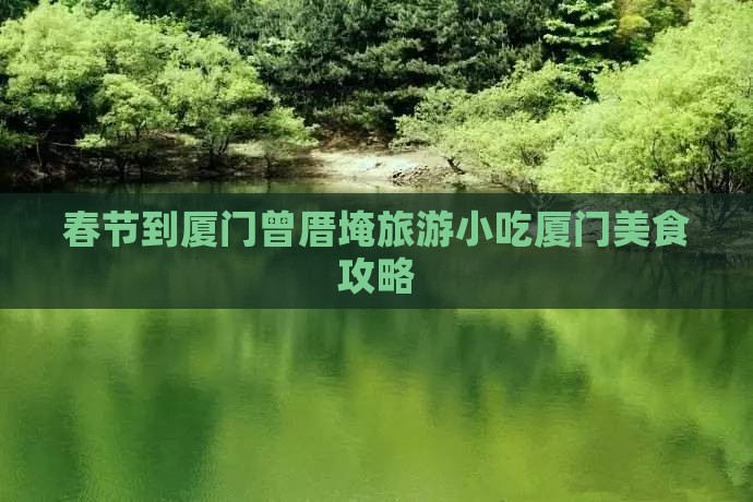 春节到厦门曾厝埯旅游小吃