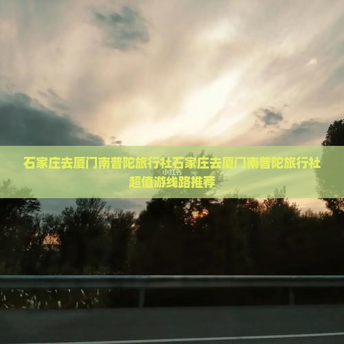 石家庄去厦门南普陀旅行社