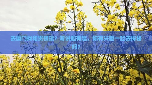 果洛去厦门和贵楼哪里玩