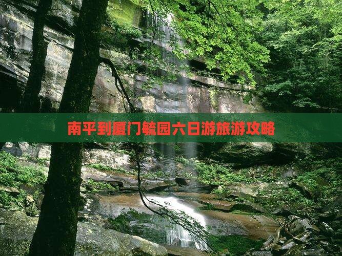 南平到厦门毓园六日游