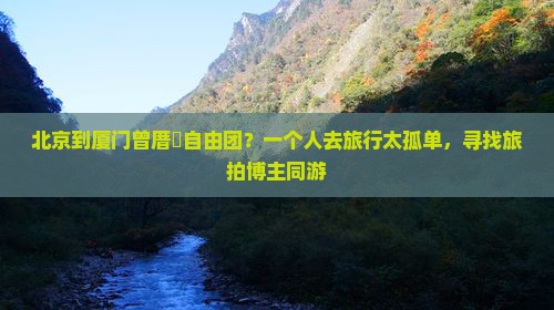 北京到厦门曾厝埯自由团