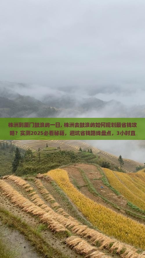 株洲到厦门鼓浪屿一日