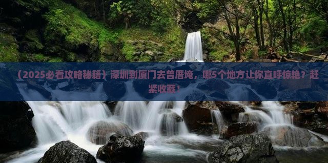 深圳到厦门曾厝埯必去地