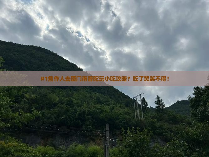 焦作到厦门南普陀旅游小吃