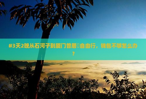 石河子去厦门曾厝埯个人游