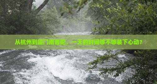 杭州到厦门南普陀一日