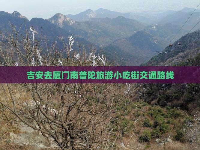 吉安去厦门南普陀旅游小吃街交通路线